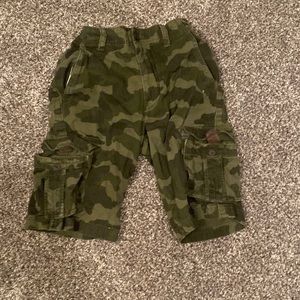 Urban Pipeline Elastic Waist Camo Cargo Shorts